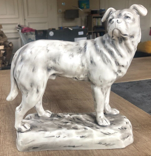 Chien faïence fine - faïence,