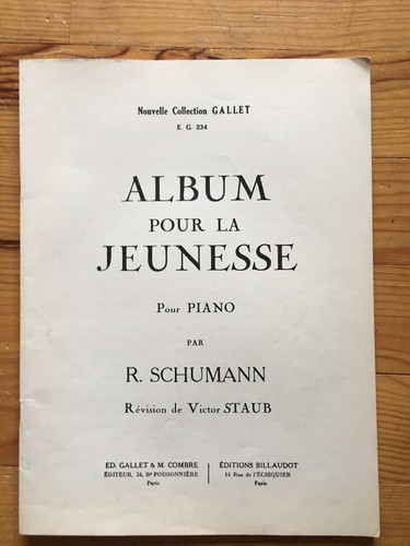 Robert schumann album pour - schumann, :