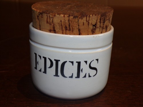 Ancien pot épices - ancien,