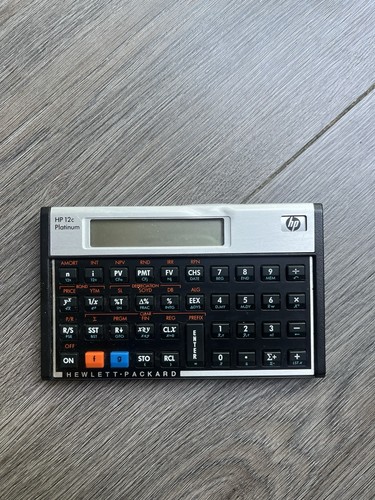 Hewlett packard 12c - packard, hp