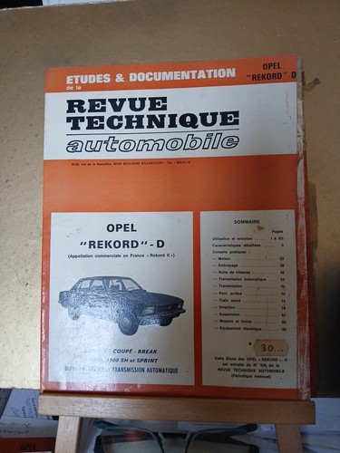 Revue technique automobile - technique,