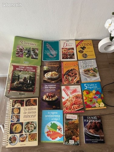 Lot livres cuisine - 14, et