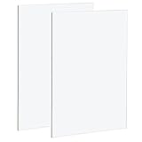 GSHUR Lot de 2 feuilles en acrylique transparent A4,