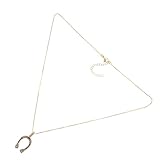 AKOOSY Collier Pendentif à Cheval Zircon Micro-incrusté