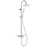 Aquastar 60540 Colonne de douche Chromé/blanc