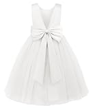 JerrisApparel Robe Fille Fleurs Élégante Robe Cérémonie