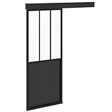 IDMarket - Kit Porte coulissante verrière 83 cm en