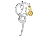 METALMORPHOSE - Porte-clés Métal 3D Gymnastique - Passion