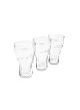 Cuba Lot de 3 verres en verre transparent forme haute