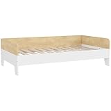 AIYAPLAY Lit Enfant, lit avec sommier à Lattes, 143,5