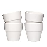 Baker Ross Lot de 6 Mini Pots de Fleurs en Porcelaine