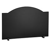 Plaques arrière de cheminée de 66 cm avec pieds, dos