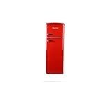 Réfrigérateur Retro Vintage Rouge 2 portes RFDP246RRA++