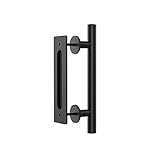 WINSOON Poignée de porte coulissante double face pour