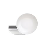 Tramontina - Assiettes creuses rondes porcelaine 22