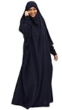 Jilbeb,Jilbab une piéce Avec manches lycra,Robe de