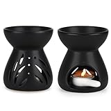 LALAGO 2pcs Lampe à Parfum en Céramique, Brûleur Huile