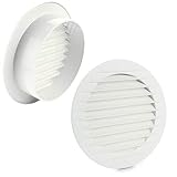 MKK Grille d'aération extérieure - Moustiquaire - Blanc