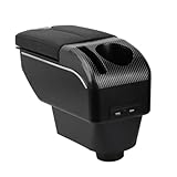 ZENVI Accoudoir central et organiseur double porte