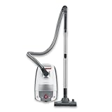 Severin BC 7047 BC7047, Aspirateur avec sac, Blanc/Rouge,