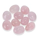 Nvzi Pierres de quartz rose naturelles polies,cristaux