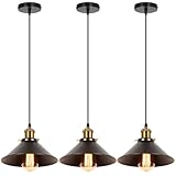 IDEGU 3x Retro Suspension Luminaire Industriel Design