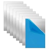 Lot de 8 plaques d'aluminium de 0,5 mm - 30 x 20 cm