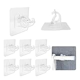 UBRAVE 8 Pièces Support Tringle Rideaux Sans Percage,