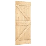vidaXL Porte NARVIK 85x210 cm bois massif de pin