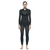 Dainese Dry Suit Lady Couche de Base, Noir/Bleu, XS/S