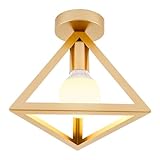 IDEGU Plafonnier vintage de style géométrique rétro