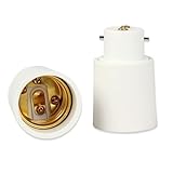 FISHTEC Lot de 2 Adaptateurs B22/E27 - Convertit la
