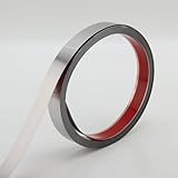 Gaahing Moulure murale en acier inoxydable brossé pour