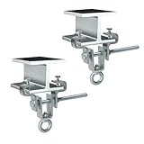 Supaway Lot de 2 colliers de serrage en acier perforés