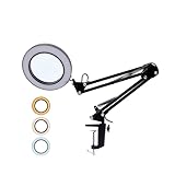 NEW FLASH Lampe Loupe LED, Lampe de Bureau Loupe 5X
