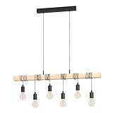 EGLO Lustre TOWNSHEND, suspension vintage à 6 flammes