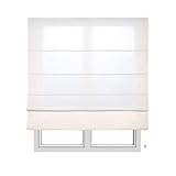 STORESDECO Store pliable avec armatures, store translucide