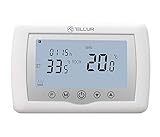 TELLUR Smart Thermostat Connectée Alexa, WiFi, Programmable,