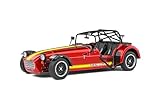 SOLIDO - CATERHAM Seven 275 Academy - 2014-1/18, Red/Yellow