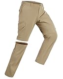 33,000ft Pantalon de randonnée zippé pour homme, respirant,