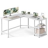 VASAGLE Bureau d'Ordinateur en Forme de L, 138 x 138