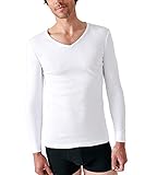 Damart - T-Shirt Col V, Maille Interlock Thermolactyl,