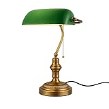 BarcelonaLED Lampe de Table et de Bureau Style Banquier