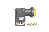 Humax Gold Quad LNB, satellite numérique universel