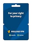 Mullvad VPN - 12 Maanden VPN-Abonnement voor 5 Apparaten