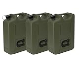 Hünersdorff Lot de 3 bidons de Carburant Professionnels