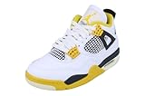 Nike Air Jordan 4 Retro - Maat 42.5 - Sneakers - Wit/Geel/Zwart