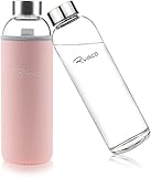 RYACO Bouteille d'eau en verre borosilicate de 550