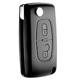 Jongo® CE0523 Coque Clé sans Lame 2 Boutons Compatible