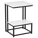 HOMCOM Table Basse Moderne Salon Table d'appoint Chambre